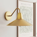 Mid-Century Modern Metal Vintaged Brass Wall Sconce